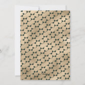 Green Gold Photo Snow Paws Meowy Christmas Card Feestdagenkaart (Achterkant)