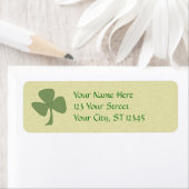 Green & Gold Shamrock Etiket (Insitu)
