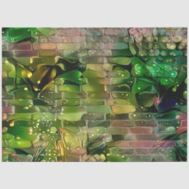 Green Gold Wall Art Dream Tissuepapier