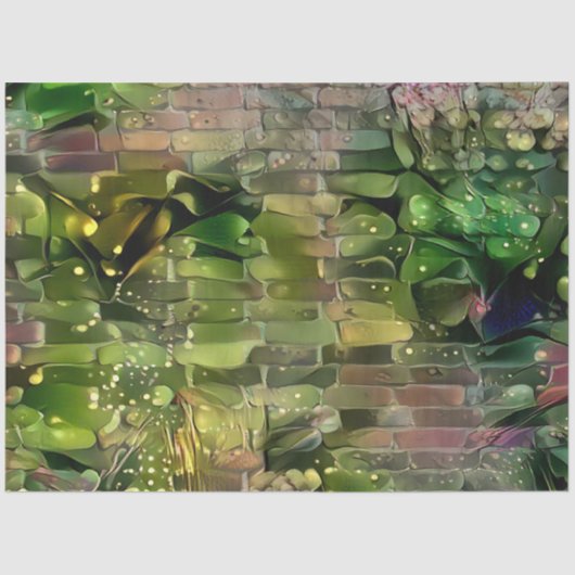 Green Gold Wall Art Dream Tissuepapier (Voorkant)
