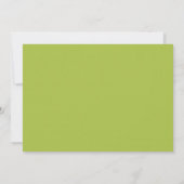 GREEN GOLD WATERVERF FERN FOLIAGE BEWAREN DE DATUM SAVE THE DATE (Achterkant)