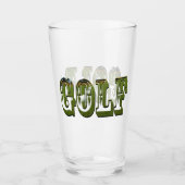 Green Golf Afbeelding Logo, Glas (Voorkant)