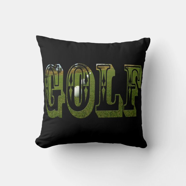 Green Golf Afbeelding Logo, Kussen (Voorkant)