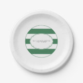 Green golf baby shower bord (Voorkant)