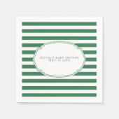 Green golf baby shower servet (Voorkant)