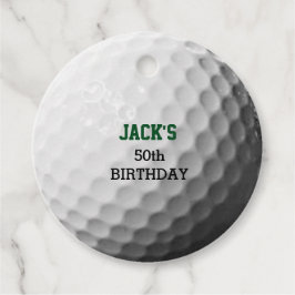 Green Golf Bedankjes Labels