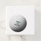Green Golf Bedankjes Labels (In situ)
