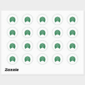 Green golf caddie pet sticker (Vel)
