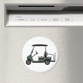 Green Golf Cart Magneet (Insitu (Vaatwasser))