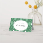 Green Golf Gevouwen Voedsel Menu Kaart (Voorkant)