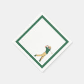 Green Golf Party Servet (Hoek)