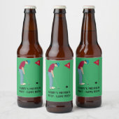 Green Golf Thgerespecteerd Bier Etiket (Flessen)