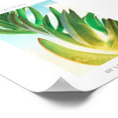 Green Goodness Succulent Plant Aloe Poster (Hoek)