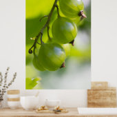 Green Gooseberries CC0208 Wake Up Poster (Keuken)