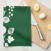 Green Gooseberry Towel Theedoek (Quarter Fold)