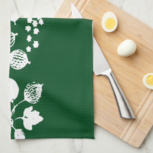 Green Gooseberry Towel Theedoek (Quarter Fold)