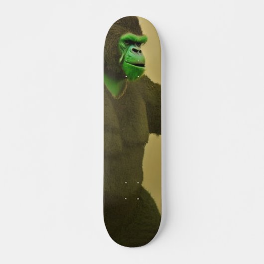 Green Gorilla Persoonlijk Skateboard (Voorkant)