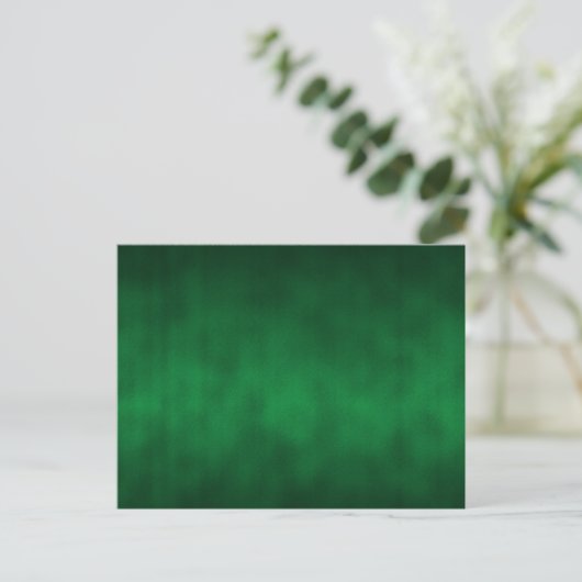 Green Gothic Ombre Background Art Briefkaart (Staand voorkant)