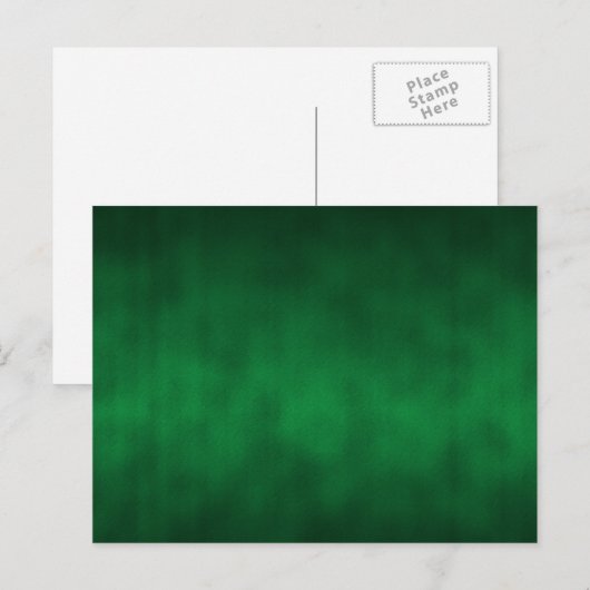 Green Gothic Ombre Background Art Briefkaart (Voorkant / Achterkant)