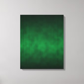Green Gothic Ombre Background Art Canvas Afdruk (Voorkant)