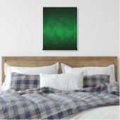 Green Gothic Ombre Background Art Canvas Afdruk (Insitu (Slaapkamer))