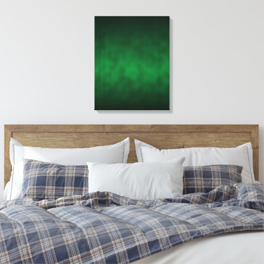 Green Gothic Ombre Background Art Canvas Afdruk (Insitu (Slaapkamer))