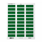 Green Gothic Ombre Background Art Etiket (Full Sheet)