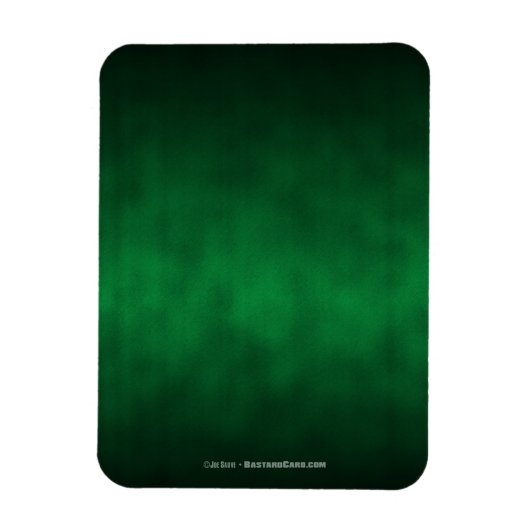 Green Gothic Ombre Background Art Magneet (Verticaal)