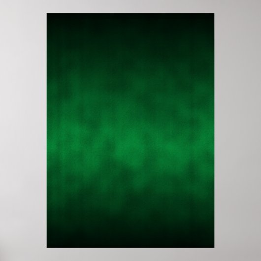 Green Gothic Ombre Background Art Poster (Voorkant)