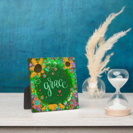 Green Grace Inspirerend Bloemen  Fotoplaat