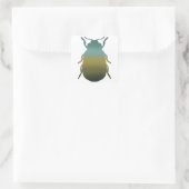 Green Gradient Beetle Sticker (Tas)