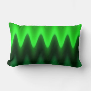 Green Gradient Chevron Kussen
