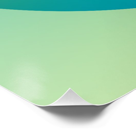 Green Gradient Circle Vignette Abstract Design Perfect Poster (Hoek)