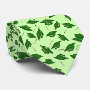 Green Graduation Caps Afstudeerder Party Outfit Stropdas