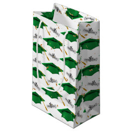 Green Graduation Caps with Diplomas Klein Cadeauzakje