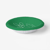 Green Graduation Party Papieren Kommen (Gebogen)