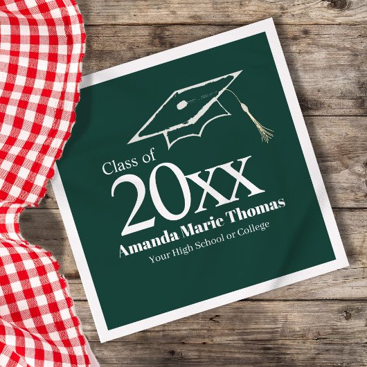 Green Graduation Script Name Class Year Design Servet