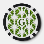 Green Grapes Poker Chip (Achterkant)