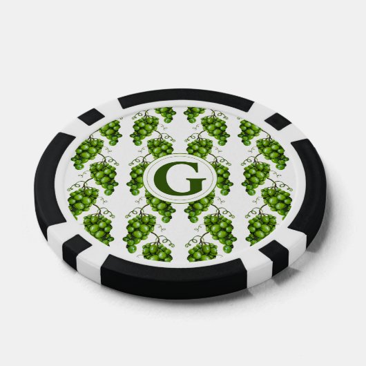 Green Grapes Poker Chip (Enkel)