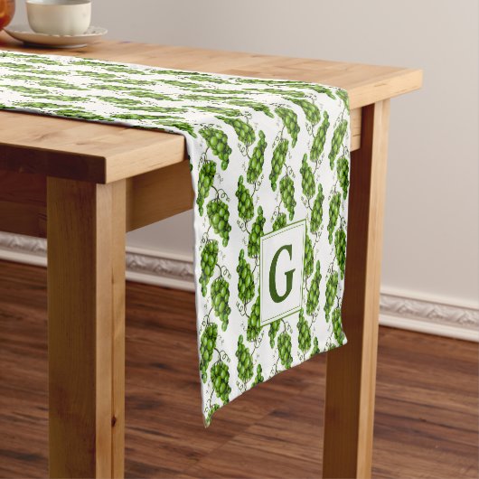 Green Grapes Table Runner Korte Tafelloper (Voorbeeld)