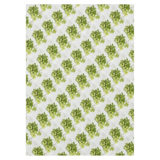 Green Grapes Tiled Tablecloth Tafelkleed (Voorkant)