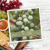 Green Grapes Vineyard Wedding Servetten