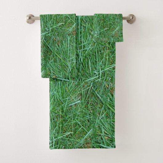 Green Grass Bad Handdoek (Insitu)