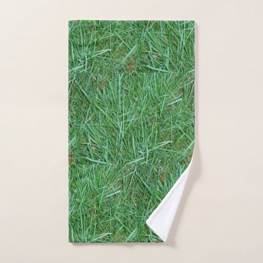 Green Grass Bad Handdoek (Handdoek)