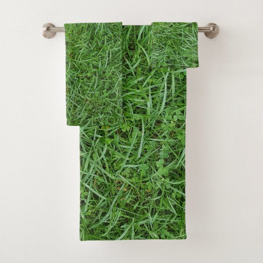 Green Grass Bad Handdoek (Insitu)