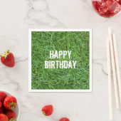 Green Grass Birthday Servet (Insitu)