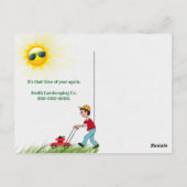 Green Grass Briefkaart (Achterkant)