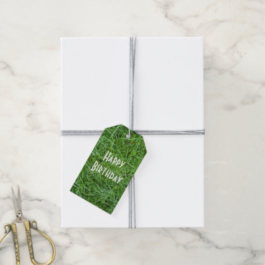 Green Grass Cadeaulabel (Met Touw)