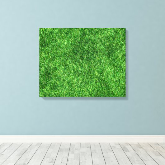 Green Grass Canvas Afdruk (Insitu (Houten vloer))
