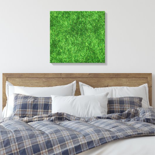 Green Grass Canvas Afdruk (Insitu (Slaapkamer))